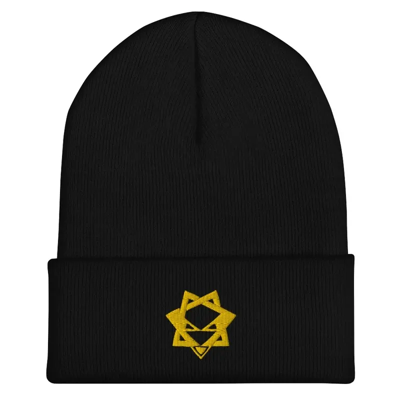 Tripzy Leary Gold Star Beanie